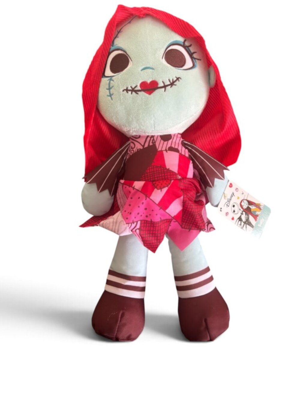 NWT Disney Tim Burton’s The Nightmare Before Christmas Sally Plush Doll Red Hair